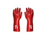 Vente en gros gants en PVC rouge à Douala – Image 3