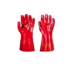 Vente en gros gants en PVC rouge à Douala